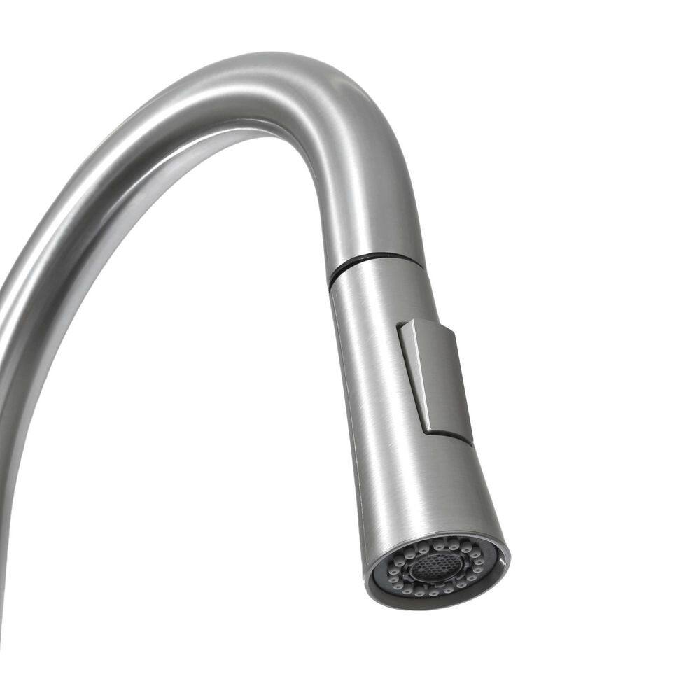 Presenza All-in-One Stainless Steel Drop-In Sink and Cabinet with Faucet in Gray
