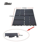 Tidoin Outdoor 1 ft. x 1 ft. Composite Interlocking Tile Deck Tile in Gray(36 Per Box)