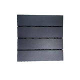 Tidoin Outdoor 1 ft. x 1 ft. Composite Interlocking Tile Deck Tile in Gray(36 Per Box)