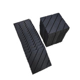 Tidoin Outdoor 1 ft. x 1 ft. Composite Interlocking Tile Deck Tile in Gray(36 Per Box)