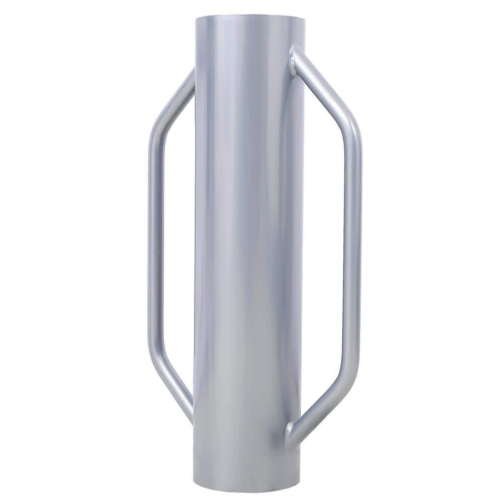 Tidoin 5.5 in. x 13 in. x 23.5 in. Metal Heavy Duty Fence Post with Handle for Installing Fence Post