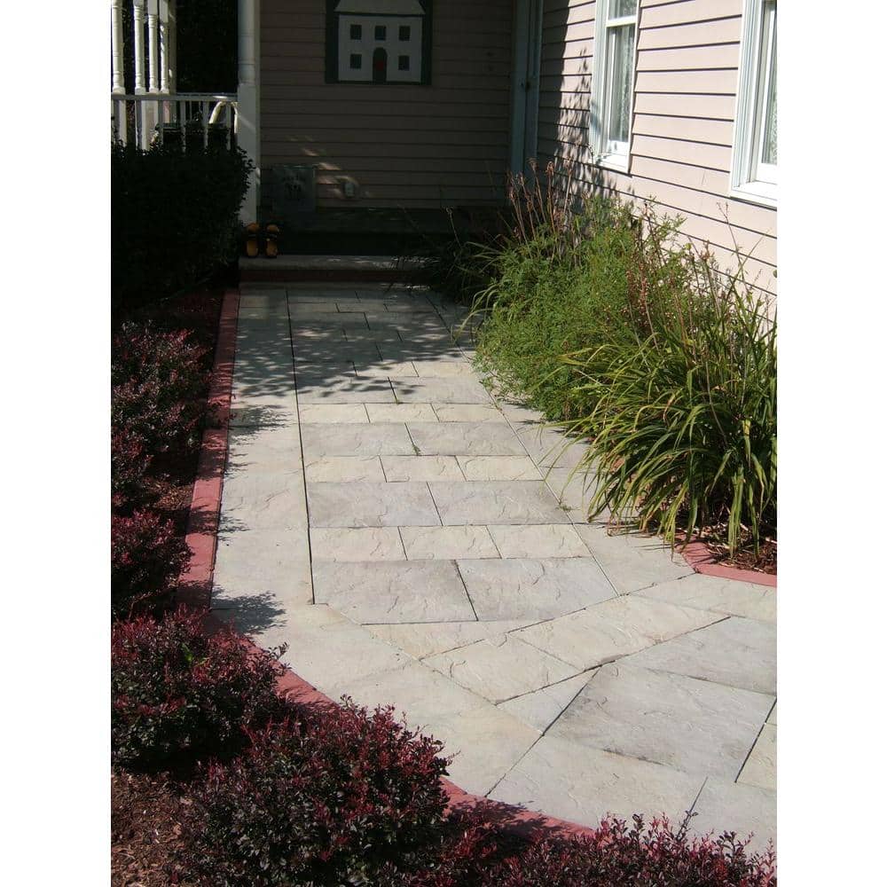 Nantucket Pavers Patio-on-a-Pallet 18 in. x 18 in. Concrete Gray Variegated Traditional Yorkstone Paver (32 Pieces/72 Sq Ft)