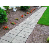Nantucket Pavers 17.5 in. x 17.5 in. Stone Design Square Gray Variegated Concrete Paver (46-Pieces/97 sq. ft./Pallet)