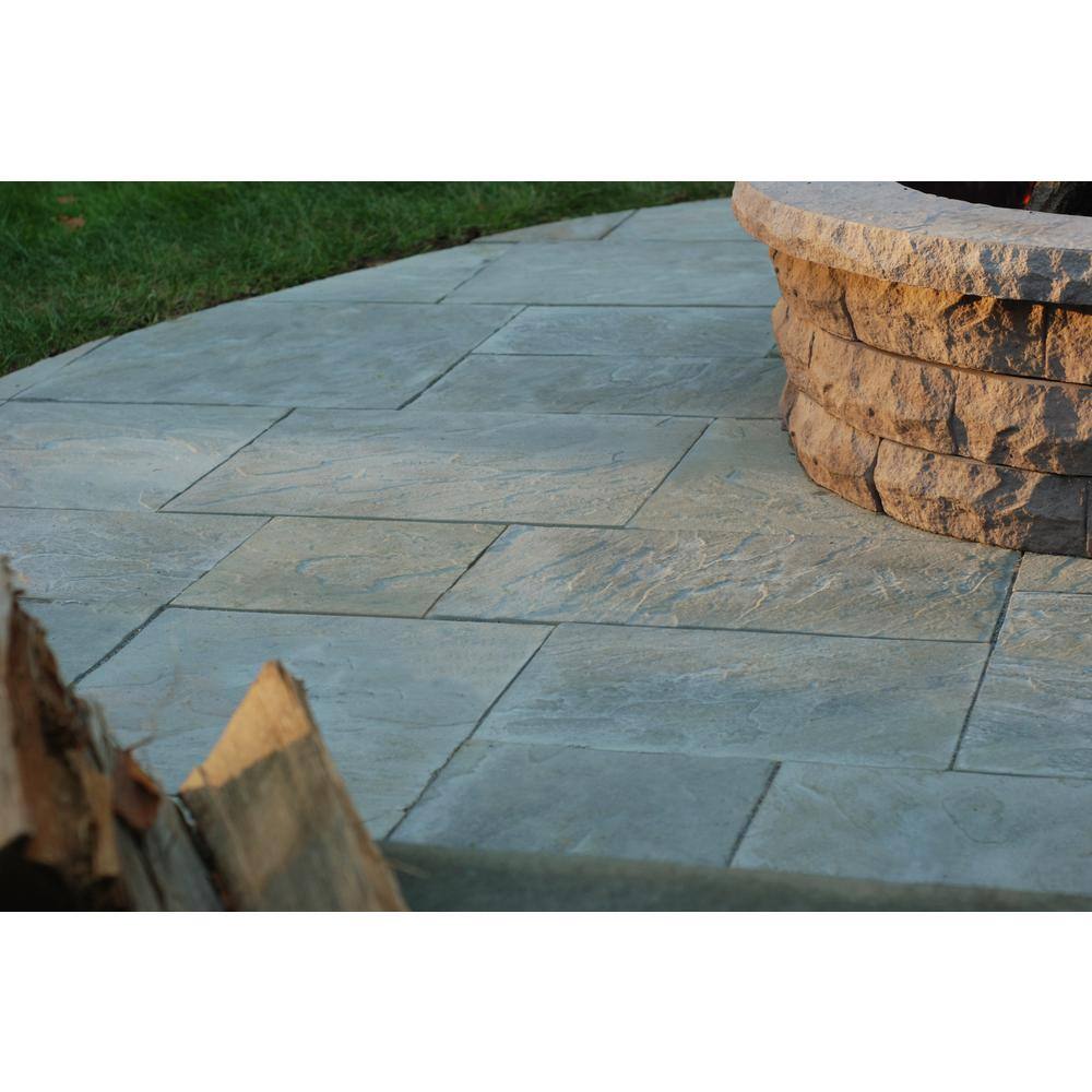 Nantucket Pavers Patio-on-a-Pallet 12 in. x 12 in. Concrete Gray Variegated Traditional Yorkstone Paver (100 Pieces/100 Sq Ft)