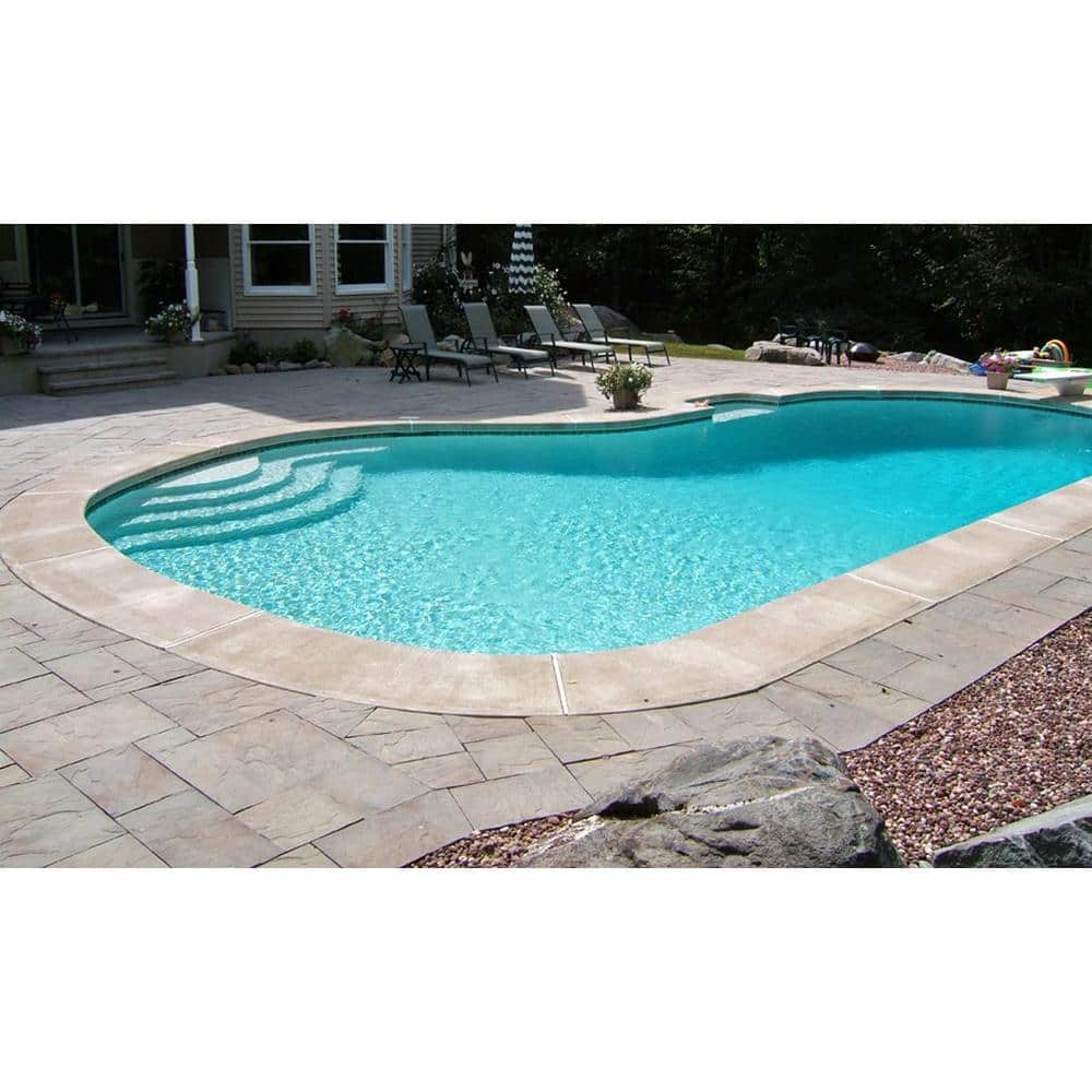 Nantucket Pavers Patio-on-a-Pallet 18 in. x 18 in. Concrete Gray Variegated Traditional Yorkstone Paver (64 Pieces/144 Sq Ft)