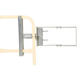 Vestil 3.6875 in. x 24 in. x 34.75 in. Galvanized Steel Self-Closing Steel Fence Gates