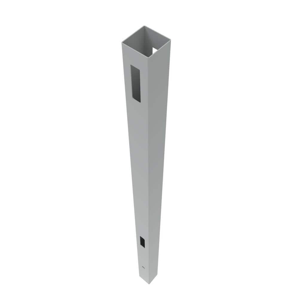 Barrette Outdoor Living Gray Vinyl Line Post - 5 in. x 5 in. x 108 in.