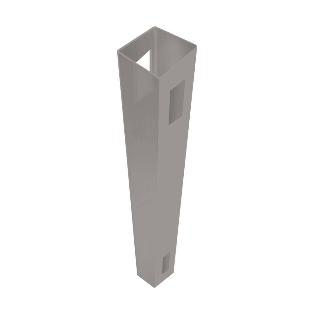 Barrette Outdoor Living Bryce 5x5x108 Gray Vinyl Fence Line Post