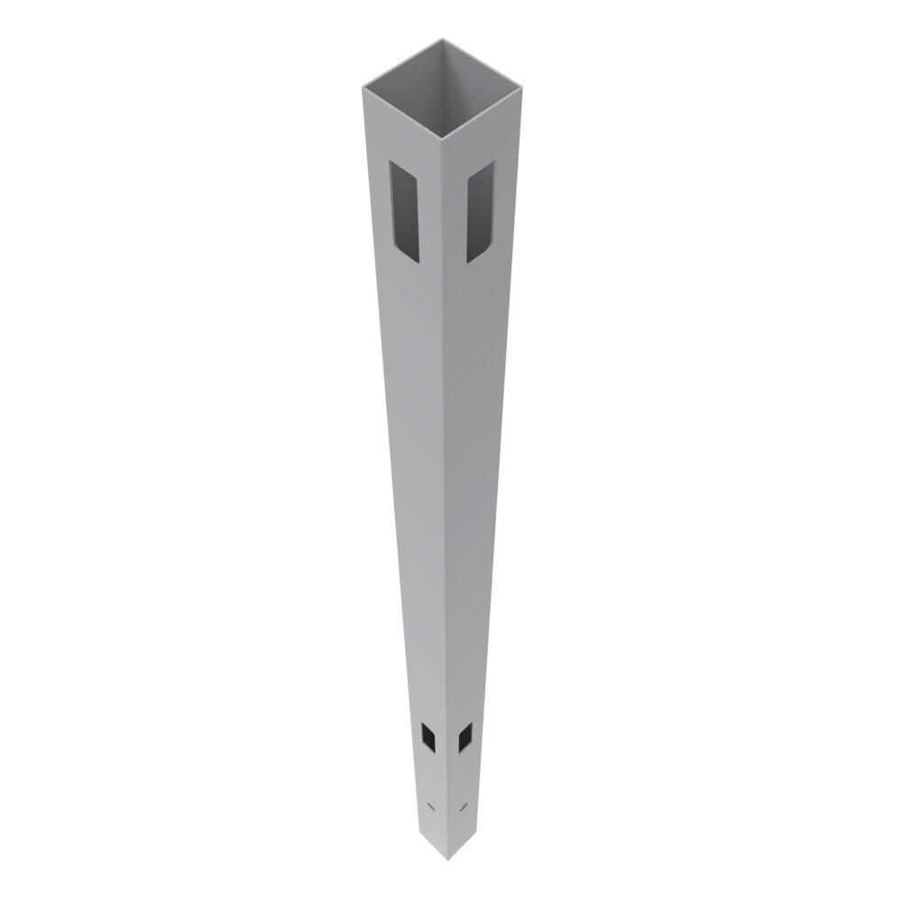 Barrette Outdoor Living Bryce Gray Vinyl Fence Corner Post