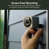 Wyze Cam v4 Wi-Fi 2.5K QHD Indoor/Outdoor Plug-In Smart Home Security Camera, Color Night Vision, 2-Way Audio (Gray)