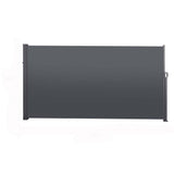 Zeus & Ruta 118.1 in. W x 63 in. H Patio Retractable Folding Side Awning Screen Privacy Divider