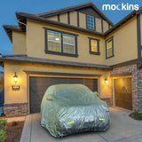 Mockins 190 in. x 75 in. x 72 in. Water Resistant Car Cover - 190T Silver Polyester - Medium SUV Cover