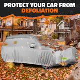Mockins 200 in. x 75 in. x 75 in. Water Resistant SUV Car Cover - Oxford 150D - Silver