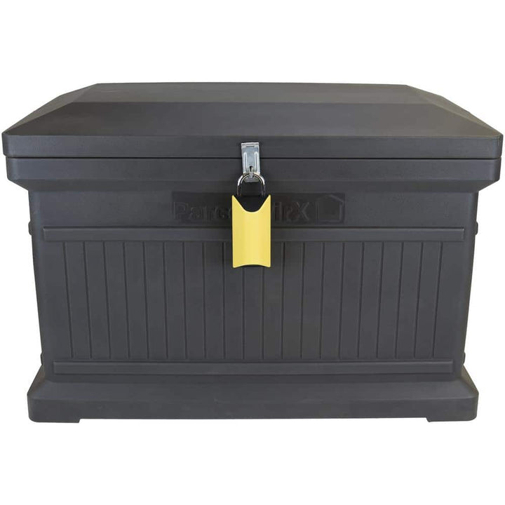 RTS Home Accents ParcelWirx Graphite Horizontal Lockable with Smart Lock Package Delivery Box