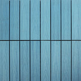 NewTechWood UltraShield Naturale 1 ft. x 1 ft. Quick Deck Outdoor Composite Deck Tile in Grecian Blue (10 sq. ft. Per Box)