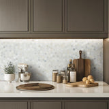 MSI Greecian White Mini Hexagon 12 in. x 12 in. x 10mm Polished Marble Mesh-Mounted Mosaic Tile (10 sq. ft. / Case)