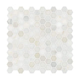 MSI Greecian White Mini Hexagon 12 in. x 12 in. x 10mm Polished Marble Mesh-Mounted Mosaic Tile (10 sq. ft. / Case)