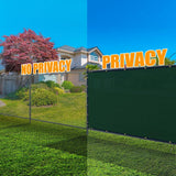 AMGO 4 ft. H x 25 ft. W Green Fence Outdoor Privacy Screen with Black Edge Bindings and Grommets