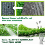 LITA Ultra Thick 1.77 in. Pile Height 8 ft. W x Cut To Length Green Artificial Grass Turf