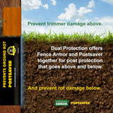 Pro-Wrap 5 in. to 6 in. Square or 6 in. to 7 in. Round - Rot Protection - Fence and Post Protection (10-Pack)
