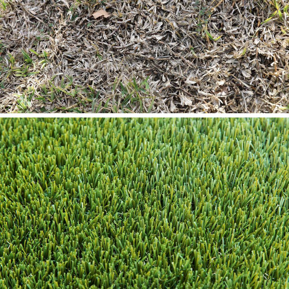 COLOURTREE Mastiff 45 2 ft. Wide x Cut to Length Green Artificial Grass Carpet