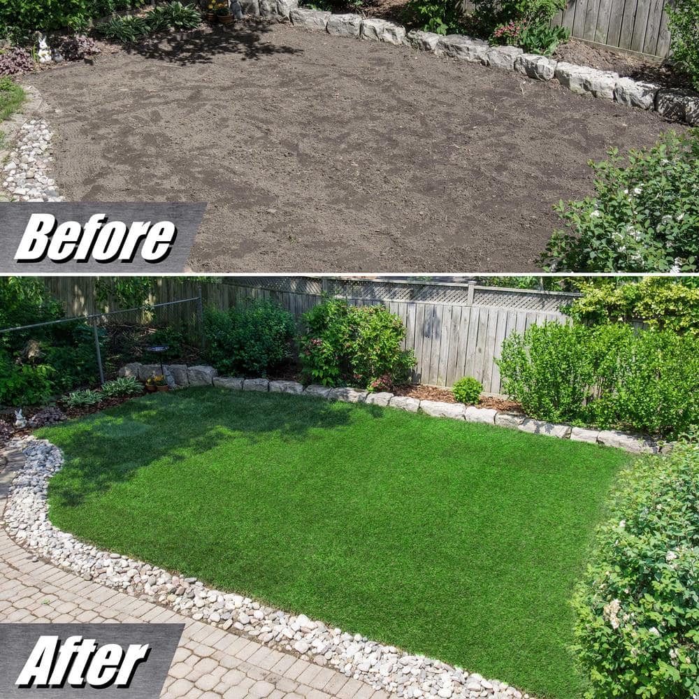 COLOURTREE Mastiff 45 8 ft. Wide x Cut to Length Green Artificial Grass Carpet
