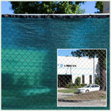 COLOURTREE 6 ft. x 50 ft. Green Privacy Fence Screen HDPE Mesh Windscreen with Reinforced Grommets for Garden Fence (Custom Size)