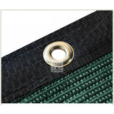 COLOURTREE 8 ft. x 1 ft. Green Privacy Fence Screen HDPE Mesh Windscreen with Reinforced Grommets for Garden Fence (Custom Size)