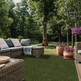 CREATIVE SURFACES Jefferson 7.38 ft. x 8.76 ft. Green Artificial Grass