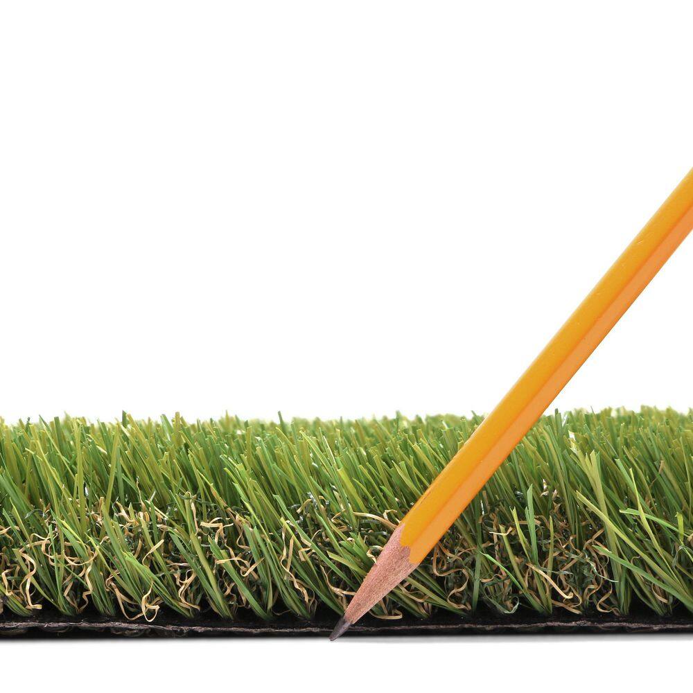 CREATIVE SURFACES Jefferson 7.38 ft. x 8.76 ft. Green Artificial Grass