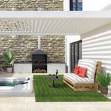 CREATIVE SURFACES Pine Valley 3.74 ft. x 8.66 ft. Green Artificial Grass