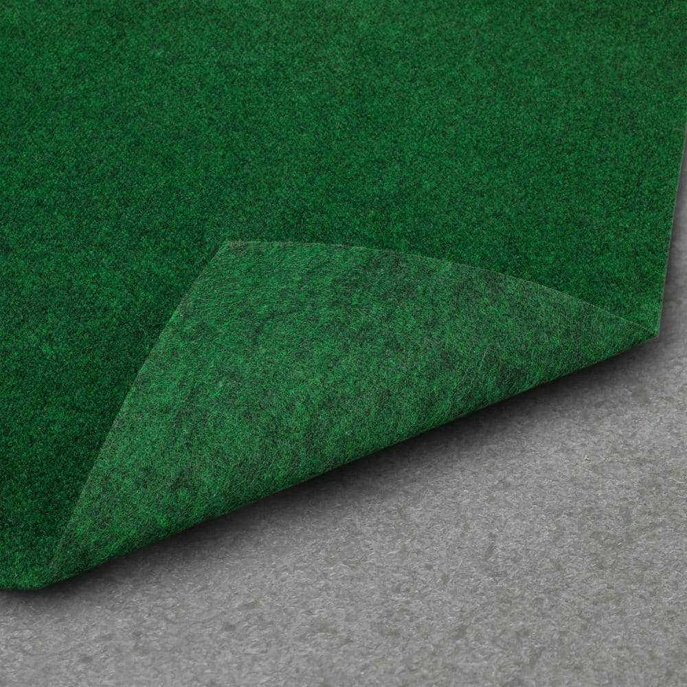 Foss Fairway Green 6 ft. x 8 ft. Green Artificial Grass Rug