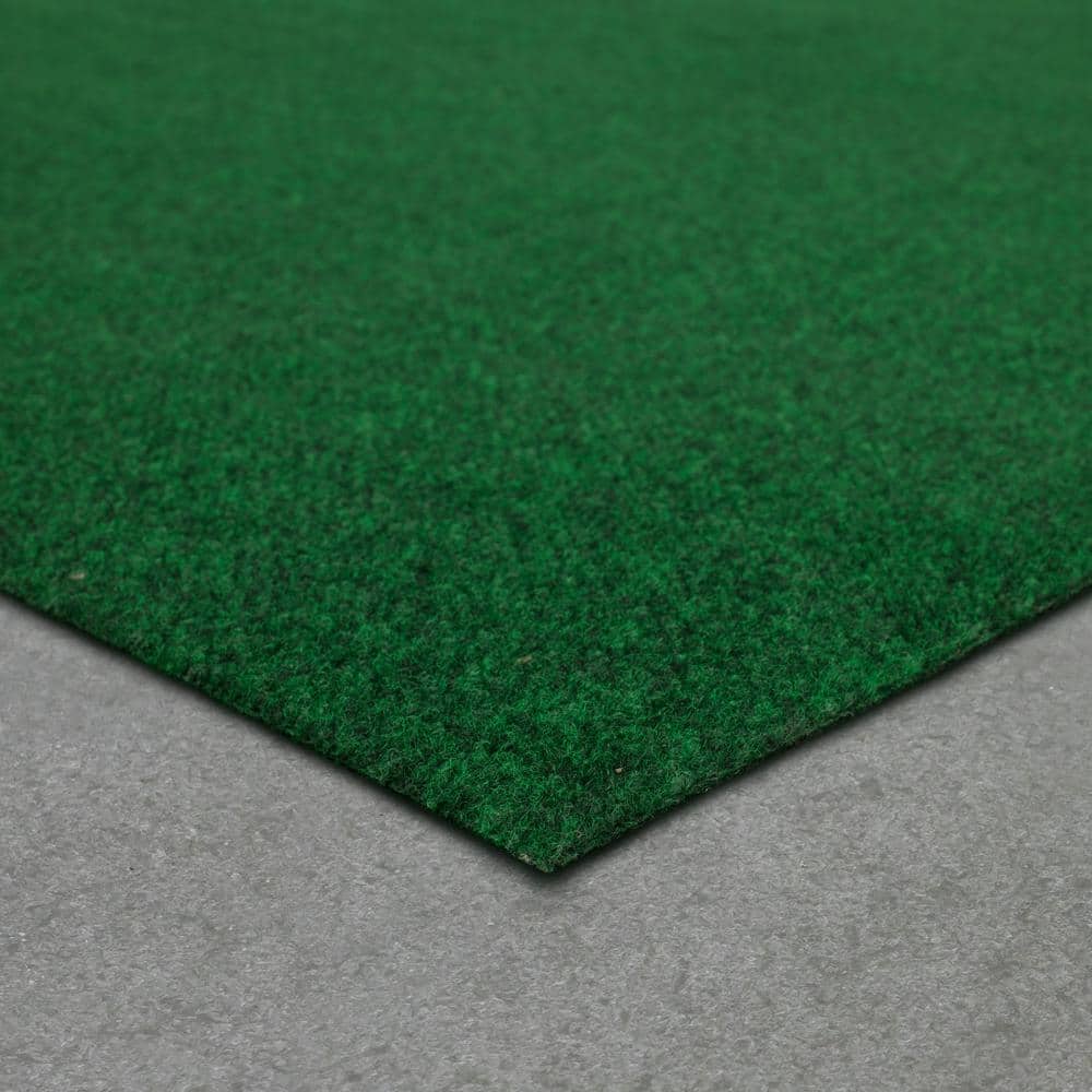 Foss Fairway Green 6 ft. x 8 ft. Green Artificial Grass Rug