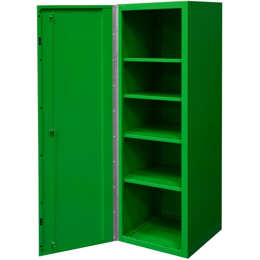 Extreme Tools DX 19 in. W x 21 in. D 4-Shelf Side Locker Tool Chest in Green with Black Handle