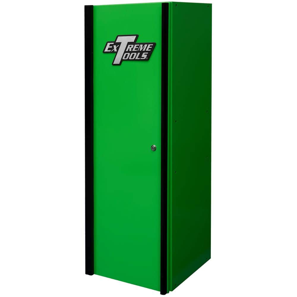 Extreme Tools DX 19 in. W x 21 in. D 4-Shelf Side Locker Tool Chest in Green with Black Handle