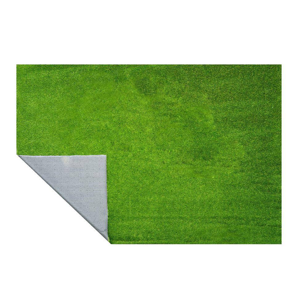 GREENLINE ARTIFICIAL GRASS Classic 54 Spring 15 ft. x 25 ft. Green Artificial Grass Rug