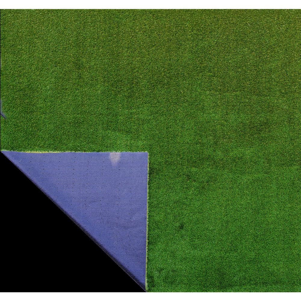 GREENLINE ARTIFICIAL GRASS Jade 15 ft. x 25 ft. Green Artificial Grass Rug