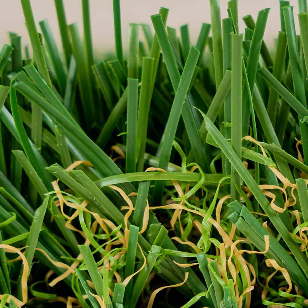 GREENLINE ARTIFICIAL GRASS Jade 15 ft. x 25 ft. Green Artificial Grass Rug
