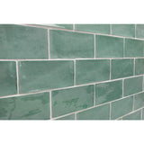 Ivy Hill Tile Catalina Green Lake 3 in. x 6 in. x 8 mm Polished Ceramic Subway Wall Tile (5.38 sq.ft./case)