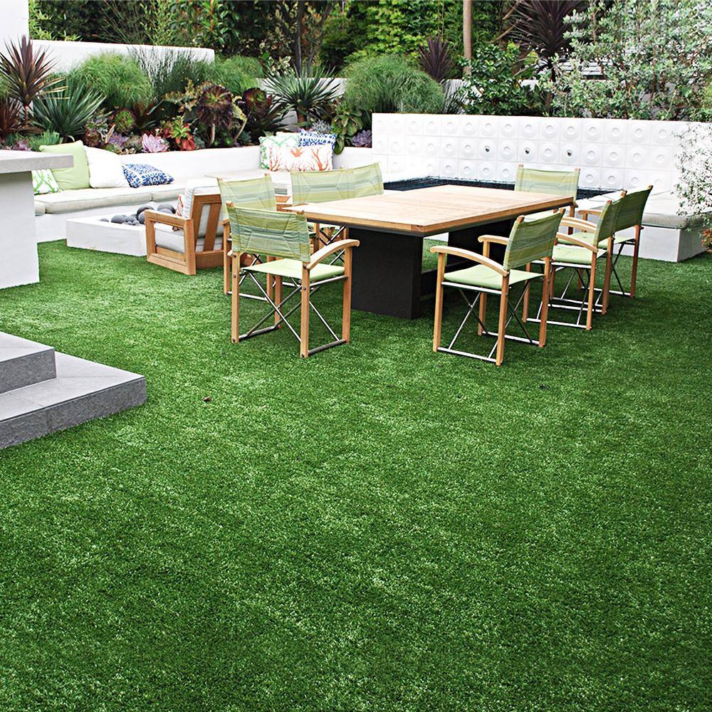 LITA Multipurpose 0.4in Pile Height 13 ft. W x Cut To Length Green Artificial Grass Turf
