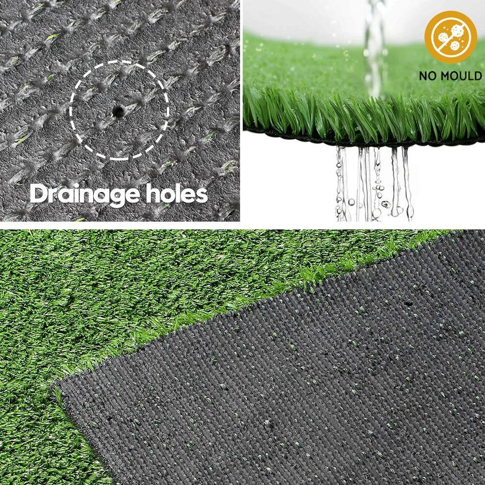 LITA 0.4in Pile Height 13 ft. x 105 ft. Green Artificial Grass Turf
