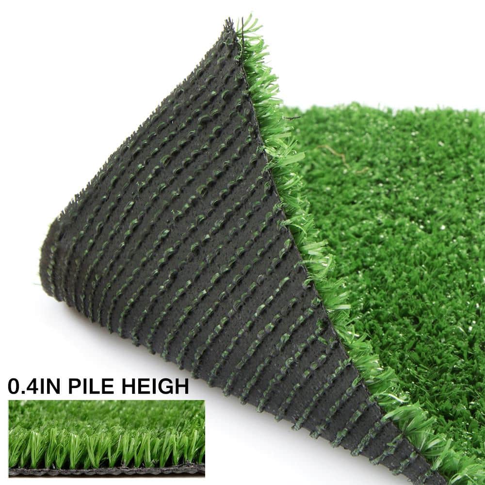LITA 0.4in Pile Height 13 ft. x 105 ft. Green Artificial Grass Turf