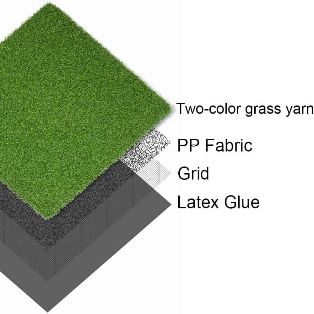 LITA GOLF Putting Green 7 ft. x 15 ft. Green Artificial Grass Turf