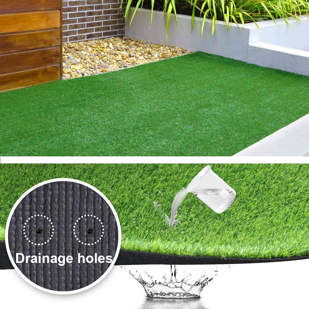 LITA Greenfield 6 ft. x 10 ft. Green Artificial Grass Turf