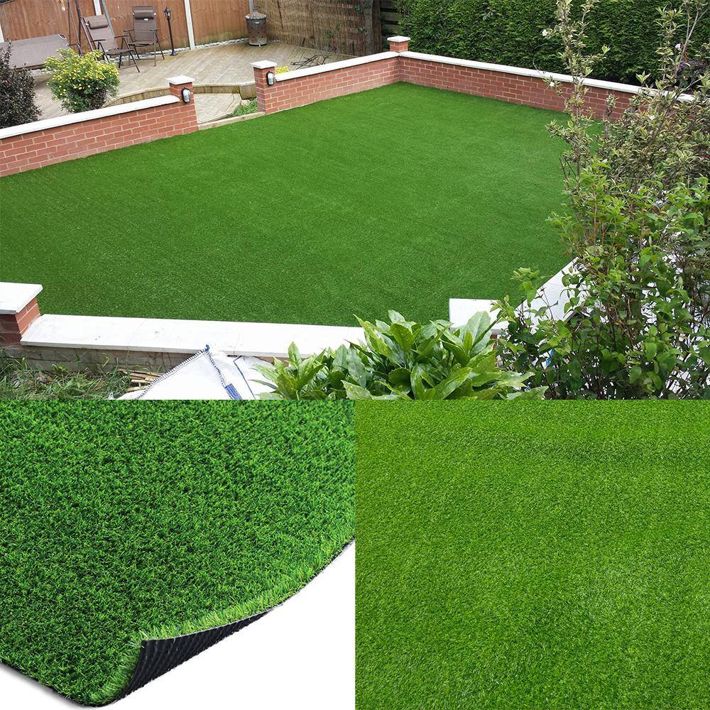 LITA Greenfield 6 ft. x 10 ft. Green Artificial Grass Turf
