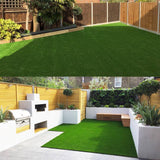 LITA Greenfield 8 ft. x 10 ft. Green Artificial Grass Turf