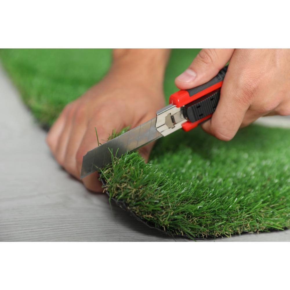 Nance Carpet and Rug Premium Turf 6 ft. x 9 ft. Green Artificial Grass Rug