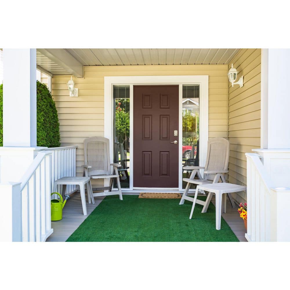 Nance Carpet and Rug Verano 12 ft. Wide x Cut to Length Green Artificial Grass