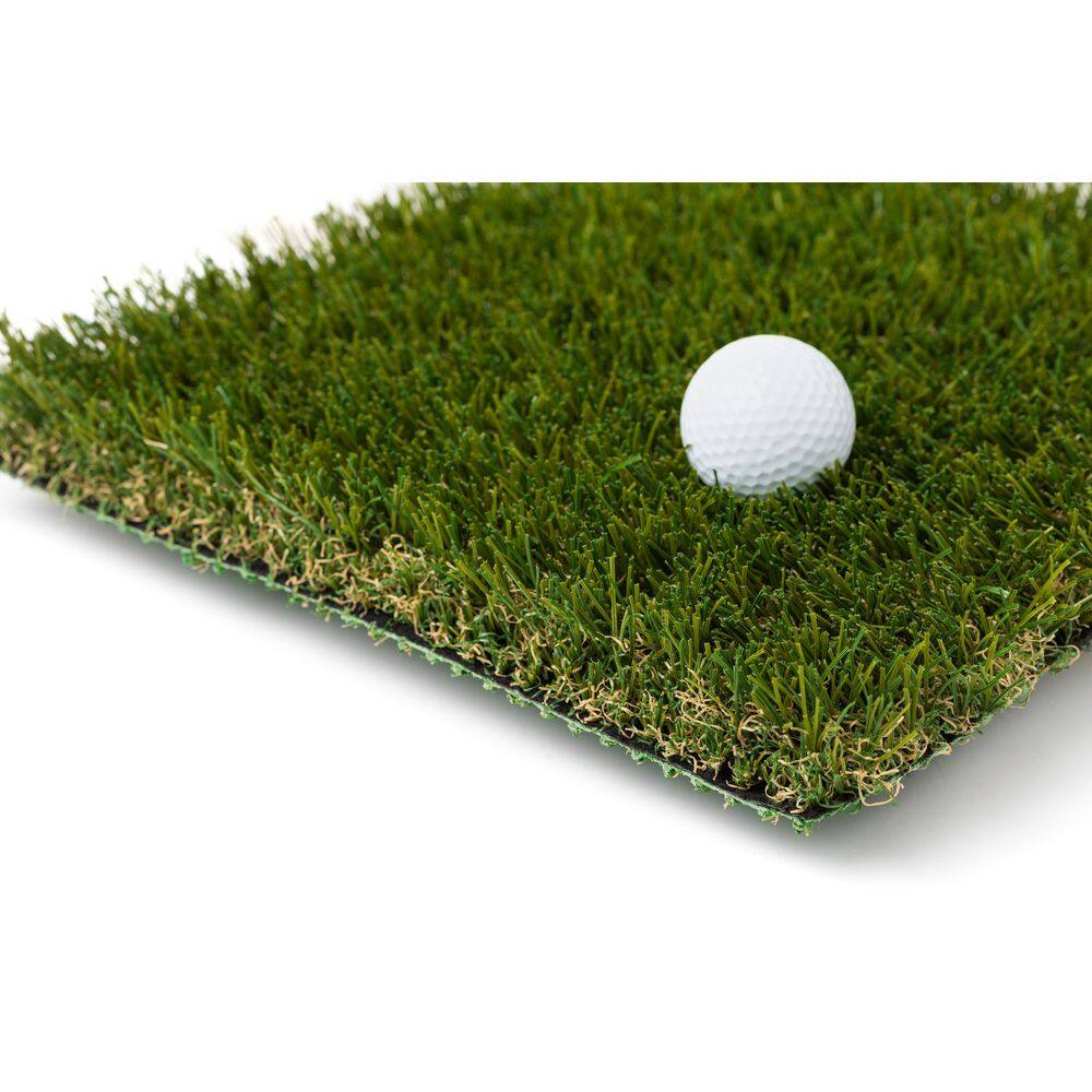 Nance Carpet and Rug ParkPro Multipurpose 12 ft. Wide x Cut to Length Green Artificial Grass