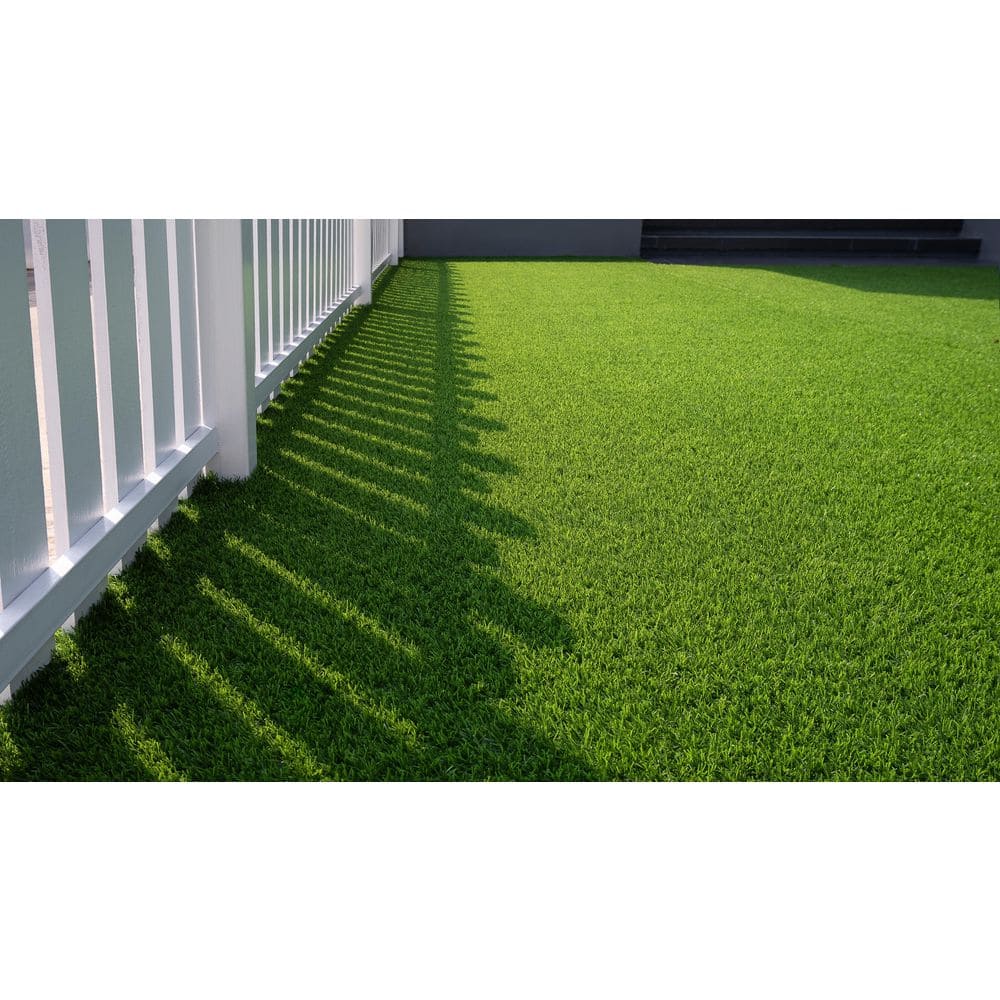 Nance Carpet and Rug Premium Landscape 12 ft. Wide x Cut to Length Green Artificial Grass